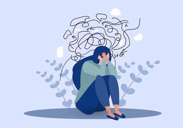 woman-suffers-from-obsessive-thoughts-headache-unresolved-issues-psychological-trauma-depressionmental-stress-panic-mind-disorder-illustration-flat-vector-illustration_940574-276